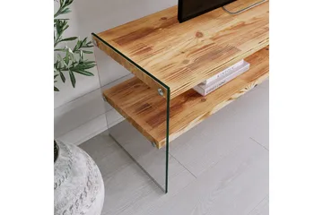 Assanisa Tv-bänk 120 cm - Natur/Svart - Möbler - Tv möbel & mediamöbel - TV bänk & mediabänk