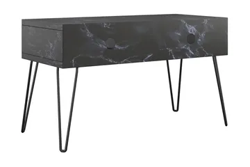 Athena Tv-bänk 107x50 cm Svart/Marmormönster - Novogratz - Möbler - Tv möbel & mediamöbel - TV bänk & mediabänk