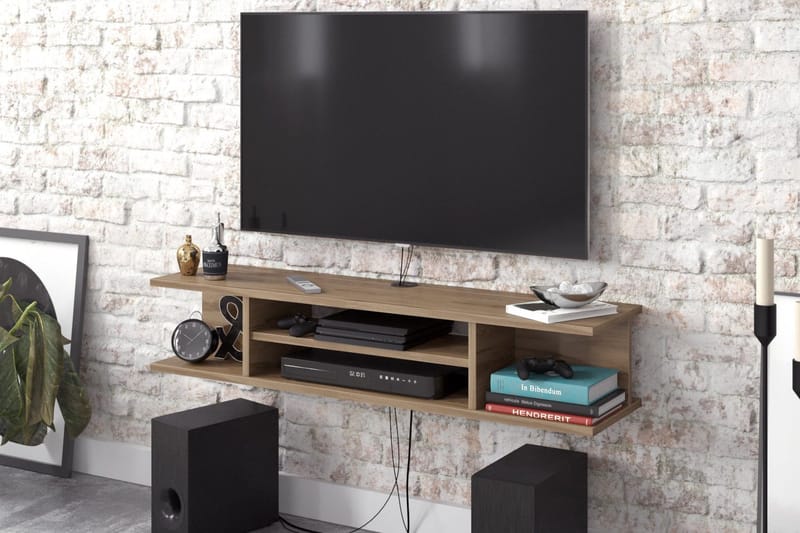 Avvakko TV-bänk 135 cm - Brun - Möbler - Tv möbel & mediamöbel - TV bänk & mediabänk