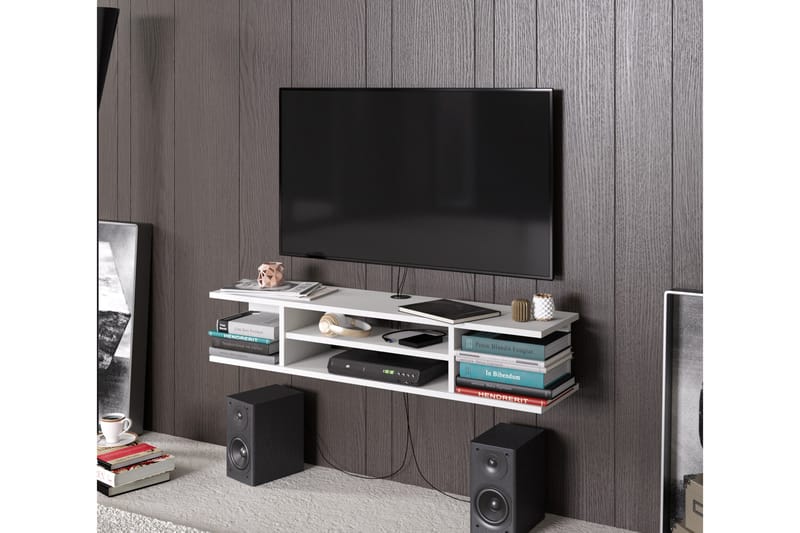 Avvakko TV-bänk 135 cm - Vit - Möbler - Tv möbel & mediamöbel - TV bänk & mediabänk