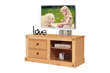 Ayala TV-bänk 120 cm - Ljusbrun - Möbler - Tv möbel & mediamöbel - TV bänk & mediabänk