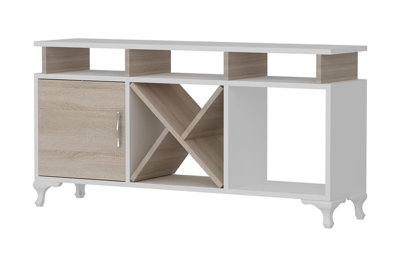 Ayaze Tv-bänk 120 cm - Vit - Möbler - Tv möbel & mediamöbel - TV bänk & mediabänk