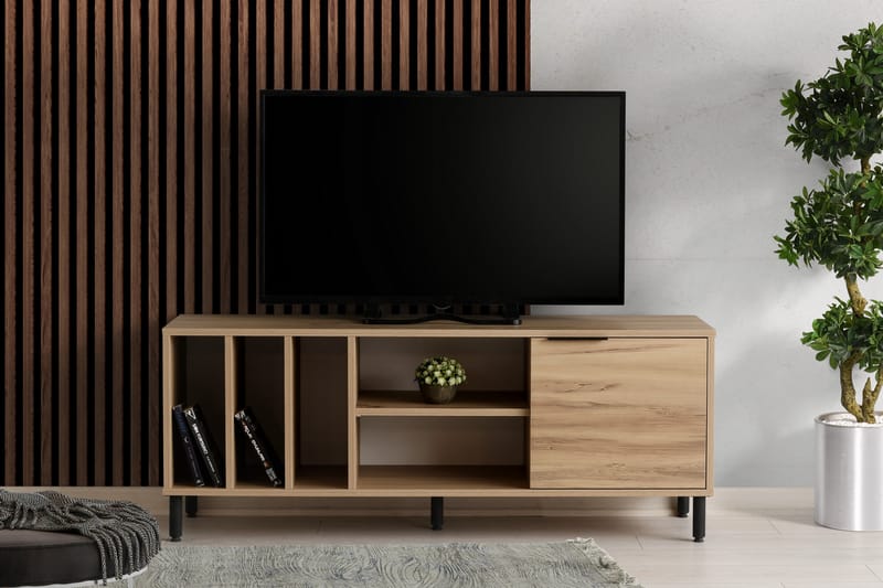 Ayleen Tv-bänk 140 cm - Natur - Möbler - Tv möbel & mediamöbel - TV bänk & mediabänk