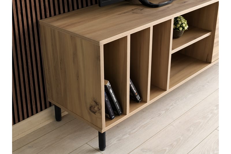 Ayleen Tv-bänk 140 cm - Natur - Möbler - Tv möbel & mediamöbel - TV bänk & mediabänk