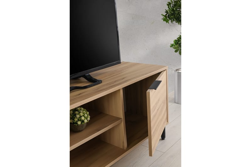 Ayleen Tv-bänk 140 cm - Natur - Möbler - Tv möbel & mediamöbel - TV bänk & mediabänk