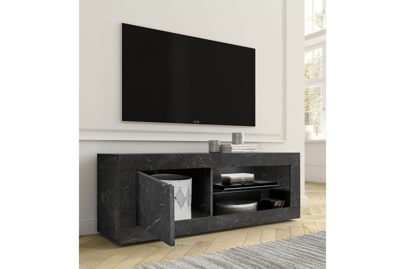 Basic Tv-Bänk 140 cm Svart - Lc Spa - Möbler - Tv möbel & mediamöbel - TV bänk & mediabänk