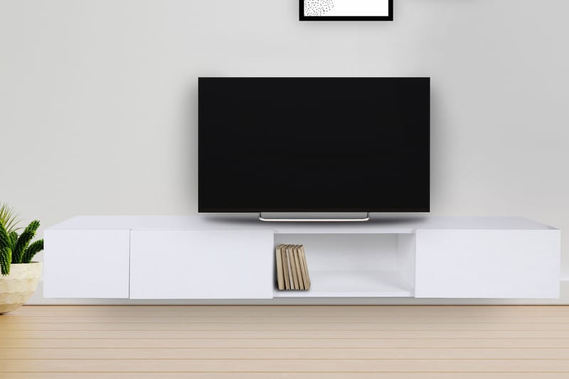 Bawinkel Tv-bänk 180 cm - Vit - Möbler - Tv möbel & mediamöbel - TV bänk & mediabänk