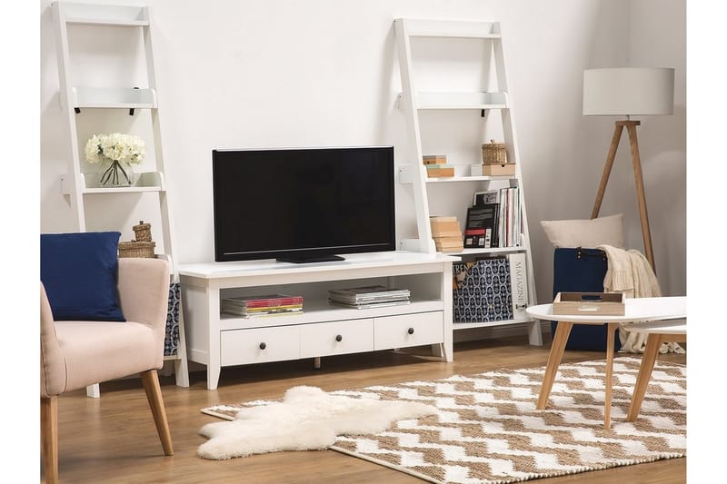 Berkeley Tv-Bänk 49,5x136,5 cm - Vit - TV bänk & mediabänk