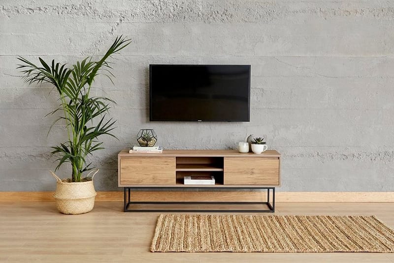 Bondhyttan TV-bänk 140 cm - Ek - Möbler - Tv möbel & mediamöbel - TV bänk & mediabänk