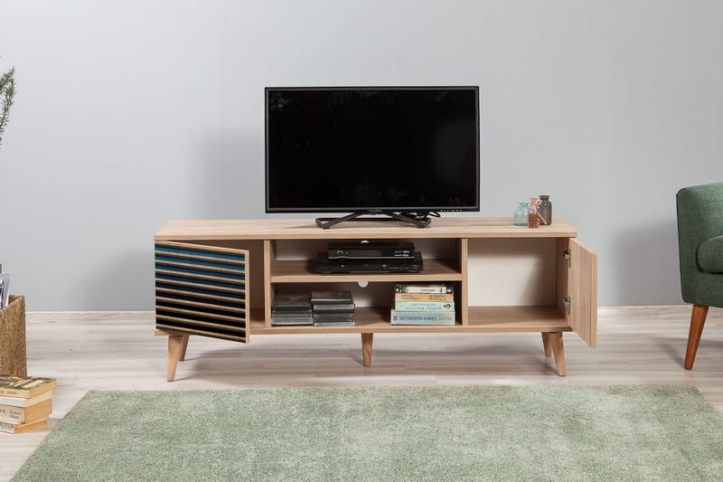 Brokind TV-Bänk 140 cm - Brun - Möbler - Tv möbel & mediamöbel - TV bänk & mediabänk
