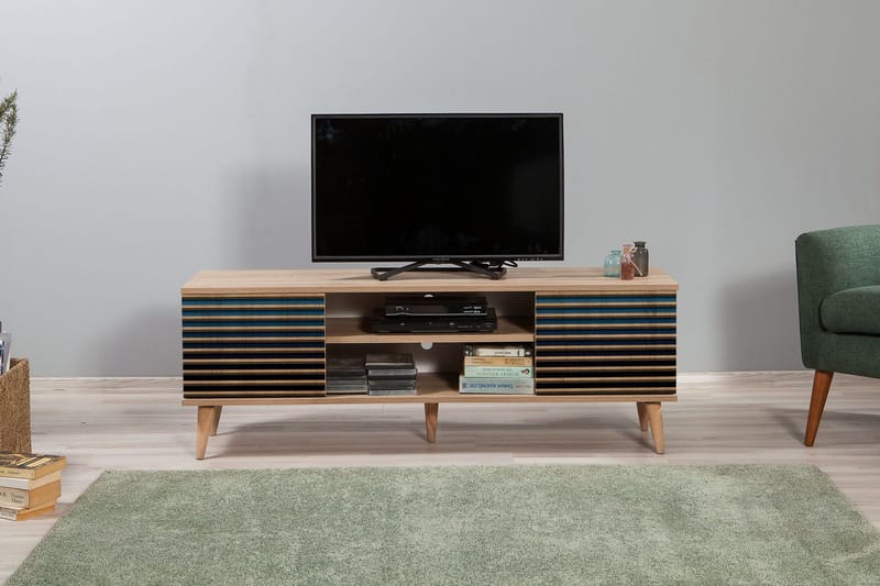 Brokind TV-Bänk 140 cm - Brun - Möbler - Tv möbel & mediamöbel - TV bänk & mediabänk