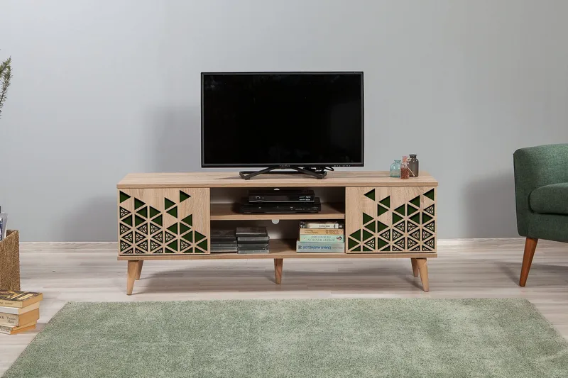 Brokind TV-Bänk 140 cm - Brun - Möbler - Tv möbel & mediamöbel - TV bänk & mediabänk