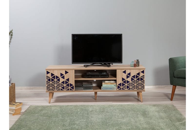 Brokind TV-Bänk 140 cm - Brun - Möbler - Tv möbel & mediamöbel - TV bänk & mediabänk