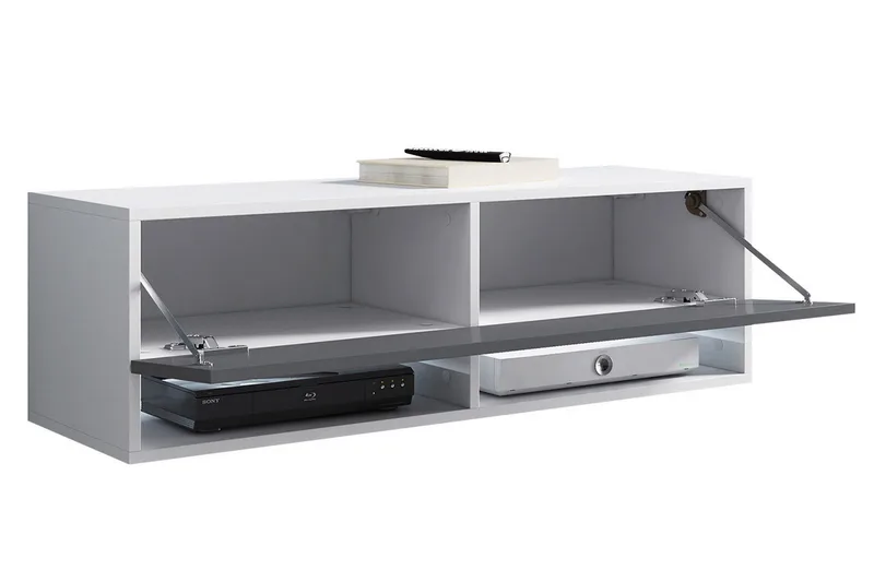 Brya TV-bänk 100 cm LED-belysning - Vit/RGB LED - Möbler - Tv möbel & mediamöbel - TV bänk & mediabänk