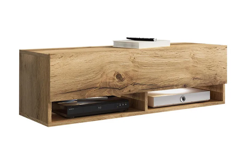 Brya TV-bänk 100 cm LED-belysning - Vit/RGB LED - Möbler - Tv möbel & mediamöbel - TV bänk & mediabänk