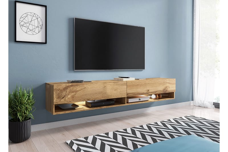 Brya TV-bänk 180x32x30 cm - Trä/natur - Möbler - Tv möbel & mediamöbel - TV skåp
