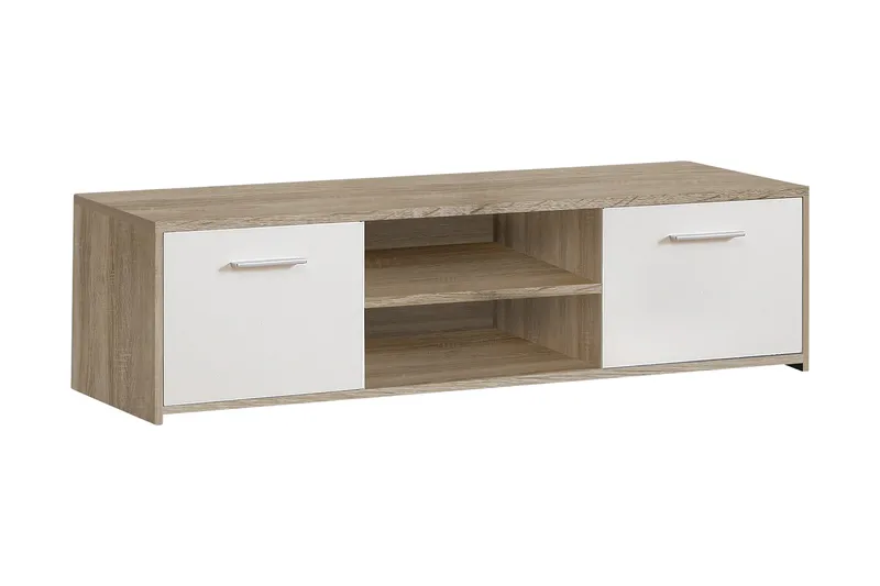 Cadgwith TV-Bänk 136 cm, Brun/Vit