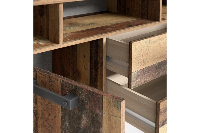 Cadle TV-Bänk 161 cm - Brun/Grå - Möbler - Tv möbel & mediamöbel - TV bänk & mediabänk