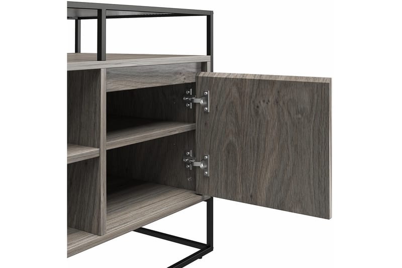 Camley Tv-bänk 136,6x49,8 cm Grå - Dorel Home - Möbler - Tv möbel & mediamöbel - TV bänk & mediabänk