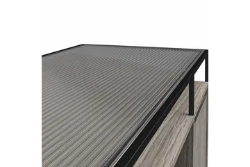 Camley Tv-bänk 136,6x49,8 cm Grå - Dorel Home - Möbler - Tv möbel & mediamöbel - TV bänk & mediabänk