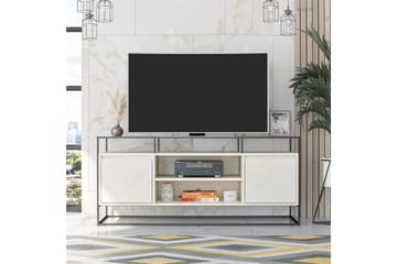 Camley Tv-bänk 136,6x49,8 cm Vit - Dorel Home - Möbler - Tv möbel & mediamöbel - TV bänk & mediabänk