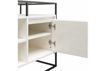 Camley Tv-bänk 136,6x49,8 cm Vit - Dorel Home - Möbler - Tv möbel & mediamöbel - TV bänk & mediabänk