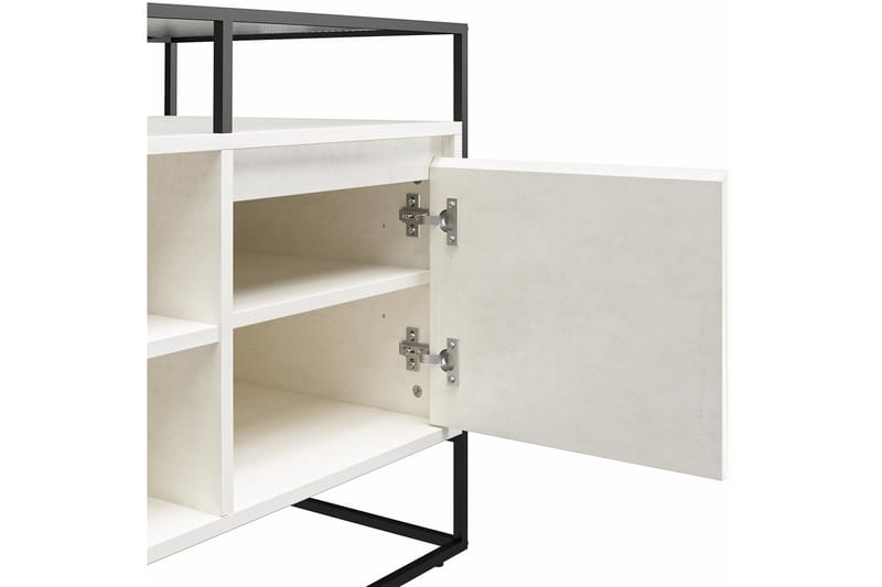 Camley Tv-bänk 136,6x49,8 cm Vit - Dorel Home - Möbler - Tv möbel & mediamöbel - TV bänk & mediabänk