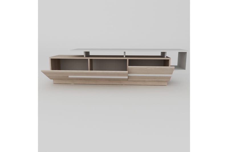 Campora Tv-bänk 150 cm - Natur/Vit - Möbler - Tv möbel & mediamöbel - TV bänk & mediabänk