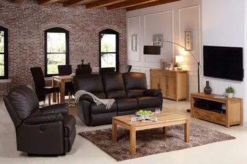 Chicago New TV-bänk 140 cm - Ek - Möbler - Tv möbel & mediamöbel - TV bänk & mediabänk