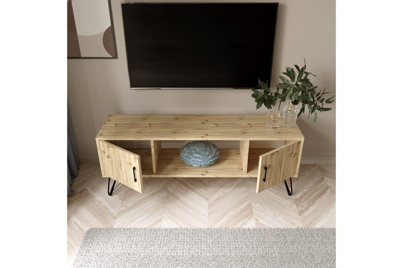 Colaldiath Tv-bänk 150 cm - Natur - Möbler - Tv möbel & mediamöbel - TV bänk & mediabänk