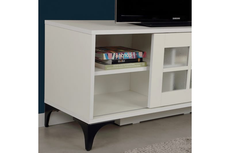 Comfortale Tv-bänk 125 cm - Vit - Möbler - Tv möbel & mediamöbel - TV bänk & mediabänk