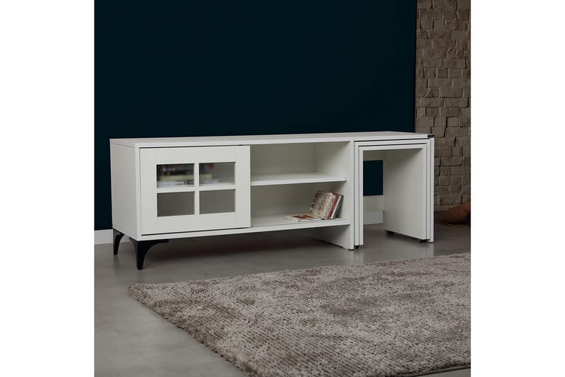 Comfortale Tv-bänk 150 cm - Vit - Möbler - Tv möbel & mediamöbel - TV bänk & mediabänk