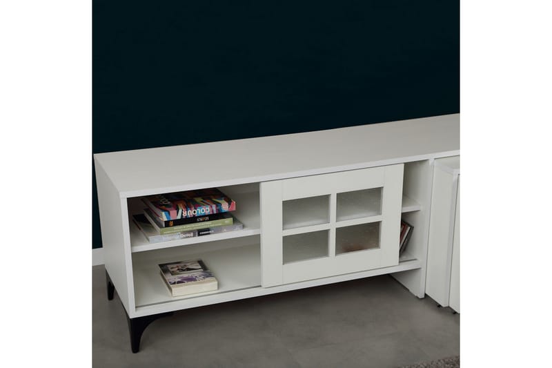 Comfortale Tv-bänk 150 cm - Vit - Möbler - Tv möbel & mediamöbel - TV bänk & mediabänk