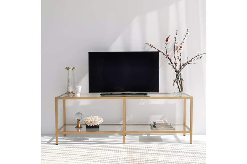 Condurso Tv-bänk 130 cm - Guld - Möbler - Tv möbel & mediamöbel - TV bänk & mediabänk