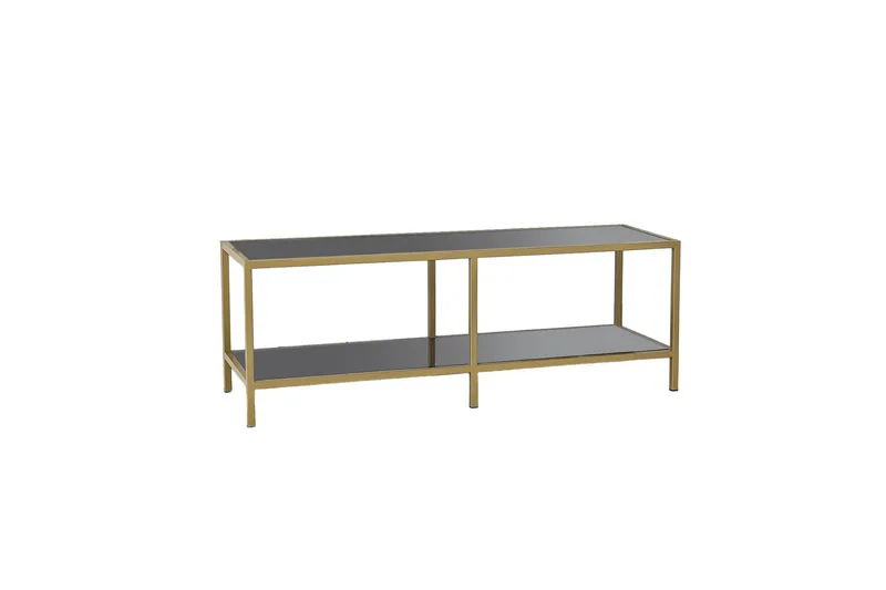 Condurso Tv-bänk 130 cm - Guld - Möbler - Tv möbel & mediamöbel - TV bänk & mediabänk