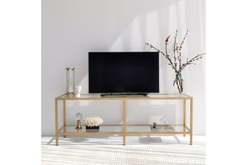 Condurso Tv-bänk 130 cm - Guld - Möbler - Tv möbel & mediamöbel - TV bänk & mediabänk