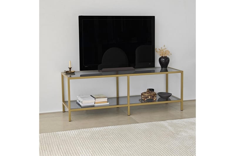 Condurso Tv-bänk 130 cm - Guld - TV bänk & mediabänk