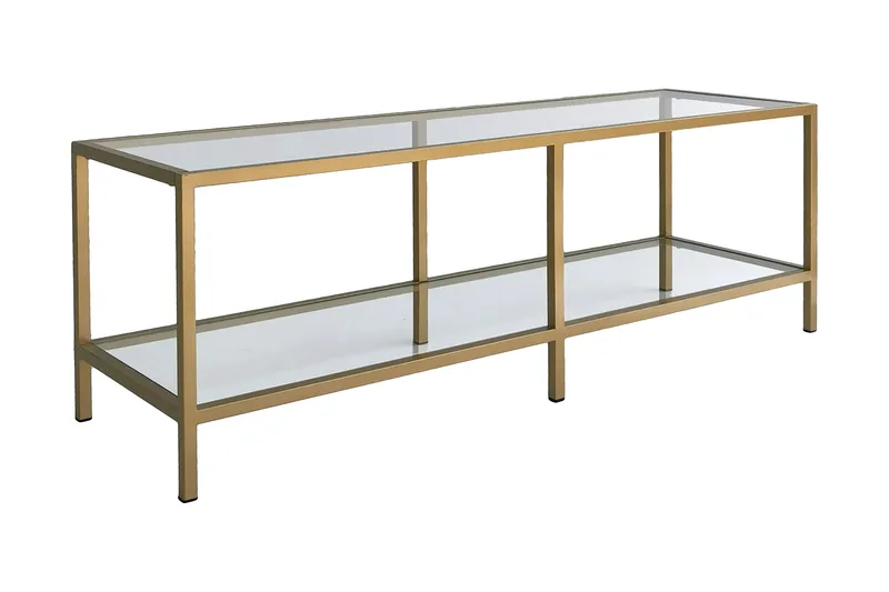 Condurso Tv-bänk 130 cm - Guld - Möbler - Tv möbel & mediamöbel - TV bänk & mediabänk