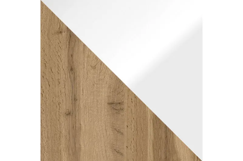 Cuguen TV-bänk 180 cm LED-belysning - Trä/Natur|Vit|Vit LED - Möbler - Tv möbel & mediamöbel - TV bänk & mediabänk