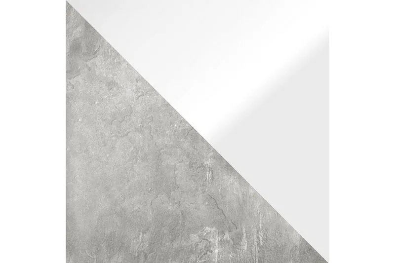 Cuguen TV-bänk 180 cm LED-belysning - Vit|Grå|Vit LED - Möbler - Tv möbel & mediamöbel - TV bänk & mediabänk