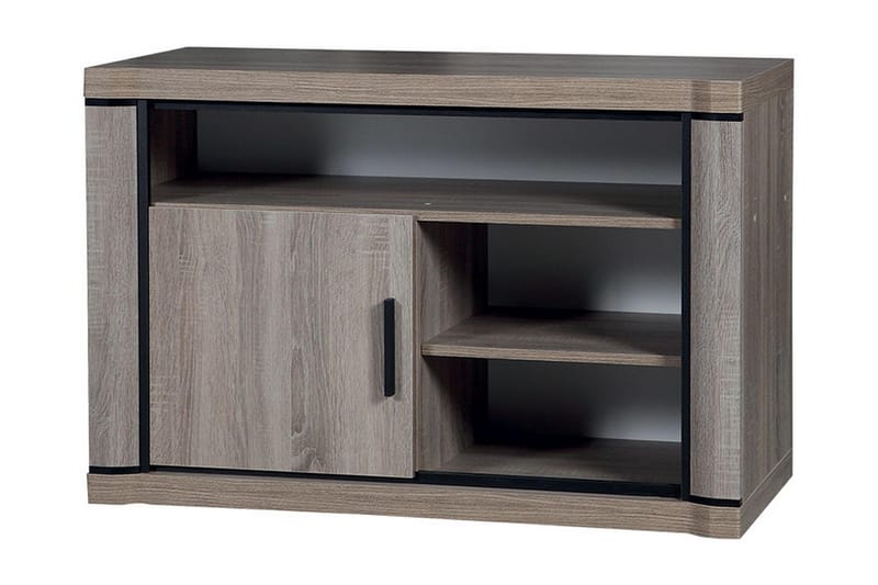 Dallas TV-bänk 107x48x72 cm LED-belysning - Beige/Grå - Möbler - Tv möbel & mediamöbel - TV bänk & mediabänk