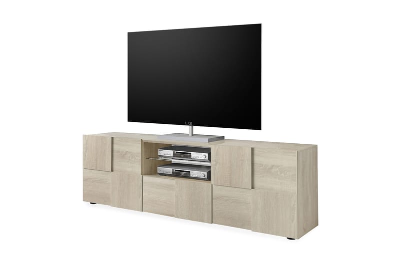 Dama TV-bänk 181 cm Stor - Samoa Ek/Trä - TV bänk & mediabänk