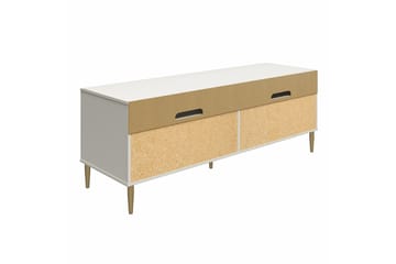 Daphne Tv-bänk 158,5x50 cm Vit - Dorel Home - Möbler - Tv möbel & mediamöbel - TV bänk & mediabänk