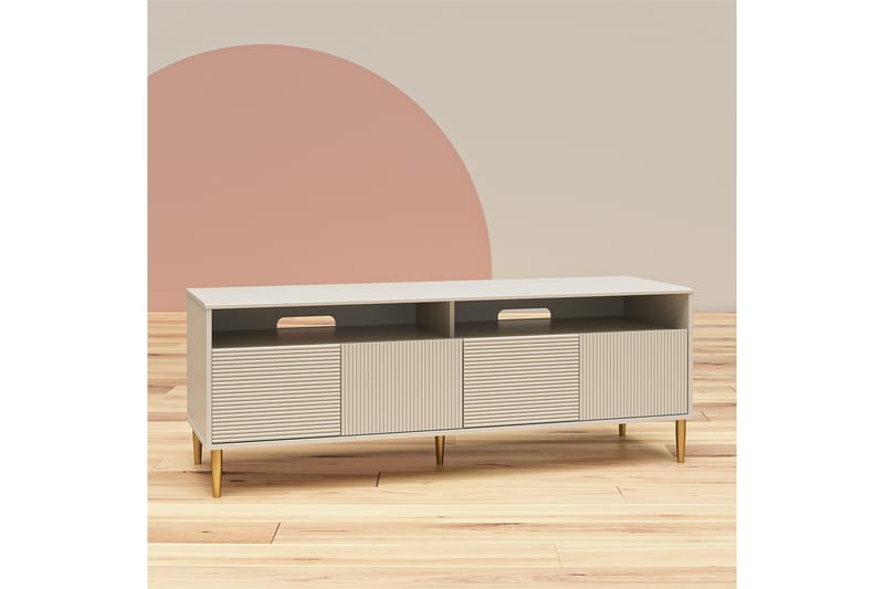 Daphne Tv-bänk 158,5x50 cm Vit - Dorel Home - Möbler - Tv möbel & mediamöbel - TV bänk & mediabänk