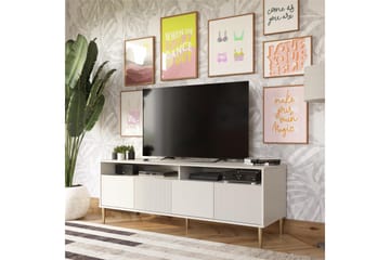 Daphne Tv-bänk 158,5x50 cm Vit - Dorel Home - Möbler - Tv möbel & mediamöbel - TV bänk & mediabänk
