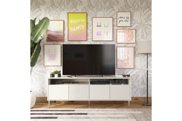 Daphne Tv-bänk 158,5x50 cm Vit - Dorel Home - Möbler - Tv möbel & mediamöbel - TV bänk & mediabänk
