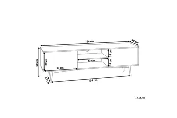 Dariana TV-Bänk 160 cm - Trä/Natur - Möbler - Tv möbel & mediamöbel - TV bänk & mediabänk