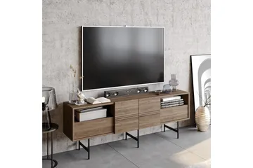 Dasaki Tv-bänk 180 cm - Mörkbrun/Svart - Möbler - Tv möbel & mediamöbel - TV bänk & mediabänk