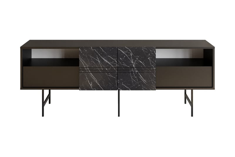 Dasaki Tv-bänk 180 cm - Svart - Möbler - Tv möbel & mediamöbel - TV bänk & mediabänk