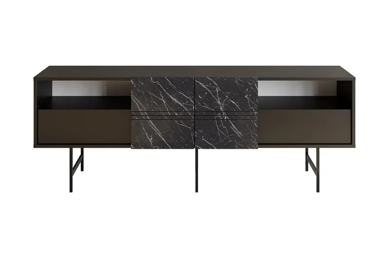 Dasaki Tv-bänk 180 cm, Svart